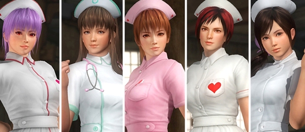 Dead-or-Alive-5-Ultimate-Nurse-Costumes